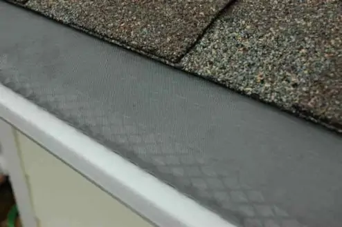 close up gutter guard protection system