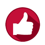 Thumbs up is our most popular review rating